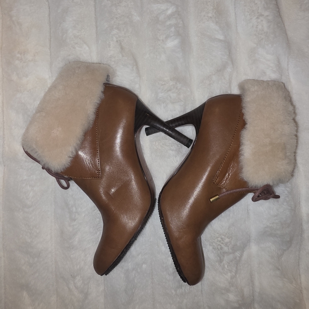 Coach Tan Ankle Boots - Picture 3 of 7